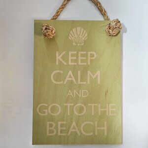 SoHa Living Keep Calm and Go To The Beach (Shell) 7X10
